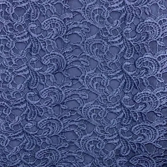 Banana Republic Eyelet Navy Blue Skirt Size 2 - Picture 4 of 7